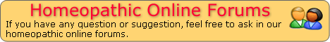 Homeopathic Online Forums.